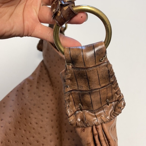Nine West brown leather hobo bag - Picture 3 of 5